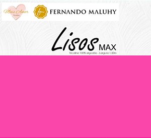 TRICOLINE ROSA CHICLETE 100% ALGODÃO LISO 0,50cm X 1,50m | LMAX2363