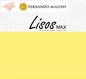 TRICOLINE AMARELO MÉDIO 100% ALGODÃO LISO 0,50cm X 1,50m | LMAX1289