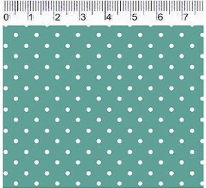 TRICOLINE VERDE MALVA 100% ALGODÃO ESTAMPADA PLUS POÁ 0,50cm X 1,50m | P1010C69