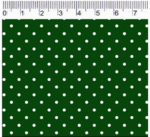 TRICOLINE VERDE BADEIRA 100% ALGODÃO ESTAMPADA PLUS POÁ 0,50cm X 1,50m | P1010C32