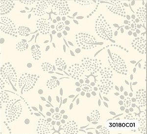 TRICOLINE ROTATIVO 100% ALGODÃO ESTAMPADO FLORAL 0,50cm X 1,50m | 30180C01