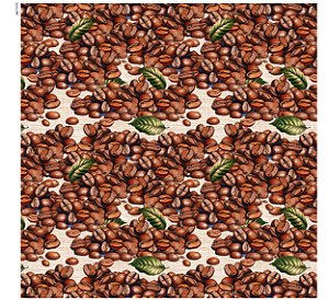 TRICOLINE DIGITAL 100% ALGODÃO ESTAMPADA 3D CAFÉ 0,50cm x 1,50m | PAN56C01