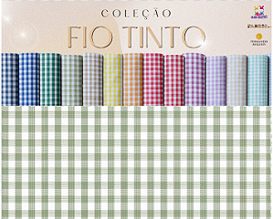 TECIDO TRICOLINE FIO TINTO 100% ALGODÃO ESTAMPADO XADREZ 0,50cm X 1,50m | 8XM1134