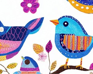TRICOLINE DIGITAL 100% ALGODÃO ESTAMPADA CROCHET ANIMAIS 0,50cm X 1,50m | CMC00078