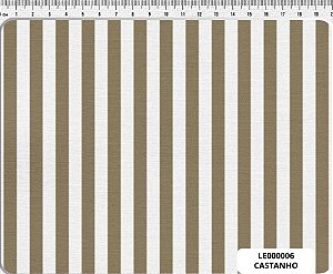 TECIDO LINHO ESTAMPADO LISTRADO M 0,50cm x 1,50m | LE000006
