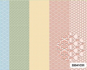 TRICOLINE DIGITAL 100% ALGODÃO ESTAMPADA BARRADO PASCOA  0,55cm x 1,50m | SS041C01