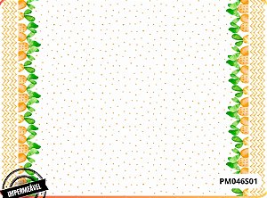 SARJA DIGITAL 100% ALGODÃO ESTAMPADA PASCOA IMPERMEÁVEL 0,50cm X 1,70m | PM046S01