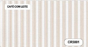 TRICOLINE ROTATIVO 100% ALGODÃO ESTAMPADO LISTRAS 0,50cm X 1,50m | CR3001