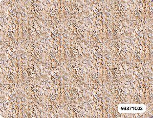 TRICOLINE DIGITAL 100% ALGODÃO ESTAMPADO 3D ARABESCO 0,50cm X 1,50m | 93371C02