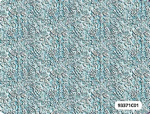 SARJA DIGITAL 100% ALGODÃO ESTAMPADO 3D ARABESCO 0,50cm X 1,50m | 93371S01