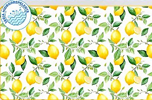 SARJA DIGITAL IMPERMEÁVEL 100% ALGODÃO ESTAMPADA LIMÃO 0,50cm X 1,70m | SDI07S01