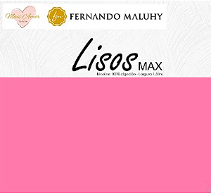 TRICOLINE ROSA MEDIO 100% ALGODÃO LISO 0,50cm X 1,50m | LMAX3116