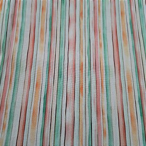 TRICOLINE DIGITAL 100% ALGODÃO ESTAMPADA  LISTRADO 0,50cm X 1,50m | 93582C01