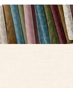 TRICOLINE ROTATIVO 100% ALGODÃO   LISO CREME 0,50cm X 1,50m | CRL003