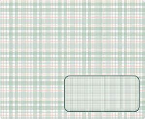 TECIDO TRICOLINE DIGITAL 100% ALGODÃO ESTAMPADO XADREZ 0,50cm X 1,50m | TX000016