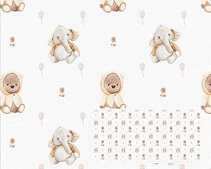 TRICOLINE DIGITAL 100% ALGODÃO ESTAMPADA DUPLA FOFURA 0,50cm X 1,50m | 94007C01