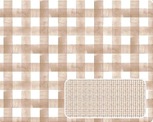 TRICOLINE DIGITAL 100% ALGODÃO ESTAMPADA XADREZ DUPLA FOFURA 0,50cm X 1,50m | 94009C01