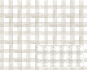 TRICOLINE DIGITAL 100% ALGODÃO ESTAMPADA XADREZ DUPLA FOFURA 0,50cm X 1,50m | 94010C01