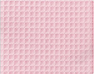TECIDO PIQUET 100% ALGODÃO FAVO ROSA 0,50cm x 1,40m | 10178C05