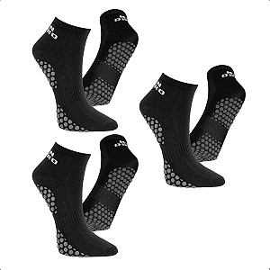 Panitay 8 Pares De Meias Antiderrapantes Para Crianças, Para Meninos, Meninas, Pilates, Dança, Ioga, Academia, Hospital, Preto, Amarelo, Verde, Roxo, Cinza, Rosa, Azul Marinho E Branco, Tamanho Único