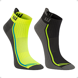 Kit 2 Pares Meia Performance Flow Poliamida