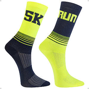 Kit 2 Pares Meia Performance Run Poliamida