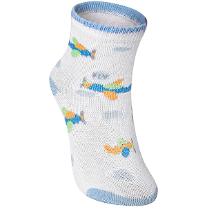 Meia Bebê Cano Baixo Menino 0200/0250