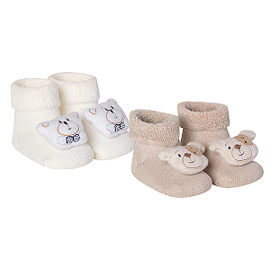 Kit Bebê Pelúcia 2 pares 160/161