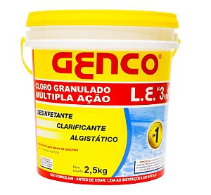 Cloro 3 em 1 Multiação 2,5kg - Genco