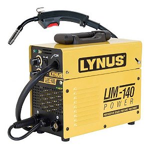 Maquina de Solda Inversora Multiprocesso TIG MIG Eletrodo 140A LIM-140 Power Bivolt Lynus