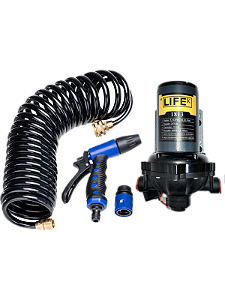 Bomba de água LIFE 5.5GPM-20.8LPM 60PSI 12v/7AMP com kit de lavagem