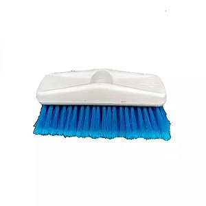 Esfregão Azul Limpeza Cerdas Média
