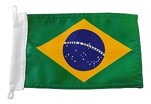 Bandeira do Brasil para embarcação com 22X33 CM