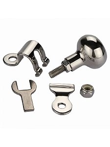 Knob em aço inox para volantes