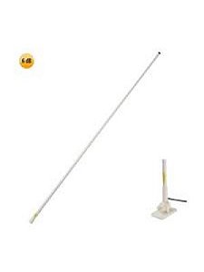 Antena VHF 6DBS portofino - 2,3M em fibra de vidro.