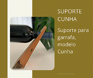 SUPORTE DE GARRAFA CHANFRADO