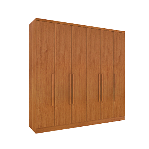 Guarda Roupa 06 portas Veneza Cinamomo Larg. 2,39m