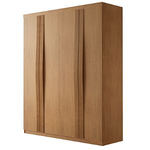 Guarda Roupa Grécia 100%MDF 04 portas Larg. 1,20m Naturale