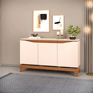 Buffet Nice Larg 1,39m Freijo/OFF White