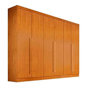 Guarda Roupa Alvorada 100% MDF Larg.: 2,70 Nature