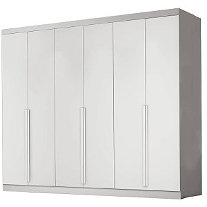 Guarda Roupa Alvorada 100% MDF Larg.: 2,70 Branco