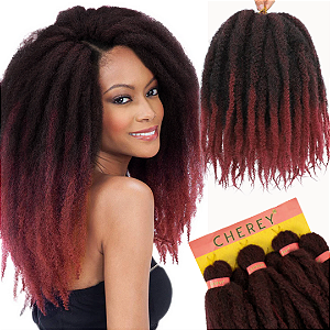 Cabelo Afro Twist Braids 6x 400 Gramas Pacotão Marley Cherey