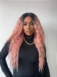 Front Lace Sophia Fibra Premium Cacheada Baby Hair