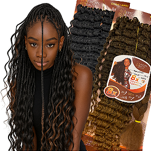 Cabelo Aplique Cacheado Orgânico African Beauty Com Jumbo Gypsy Braid 400g