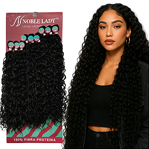 Cabelo Cacheado Fibra de Proteína Humanizada 75cm Michele 320g