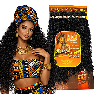 Cabelo Cacheado Saara 70cm 320g Fibra Bio Queratina