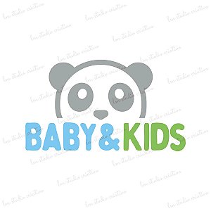 Logomarca Baby & Kids com símbolo Panda