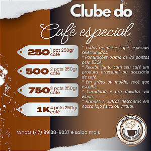 Clube do Café Especial - Assinatura dos melhores cafés na sua casa.