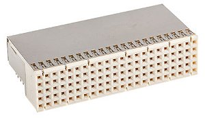 354148  ERNI  Conector METRIC FEMEA  BLINDADO GOLD 110 PINOS  ERMET 2,00mm ERNI ELECTRONICS
