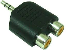 Adaptador Plug P2 3,5mm X2 JACK RCA